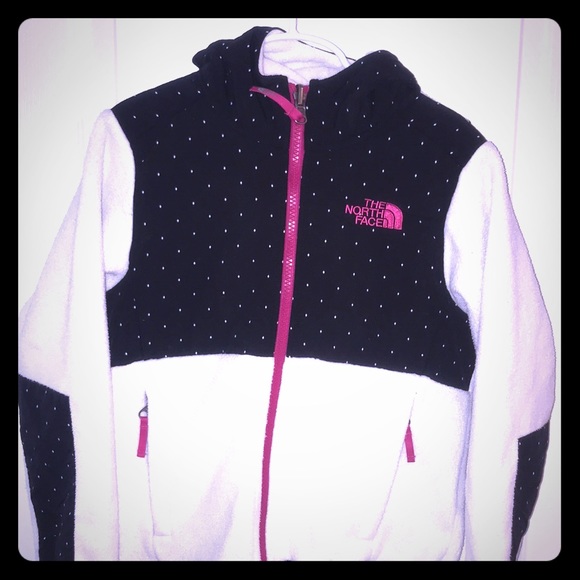 The North Face Other - Girls Northface White/black/pink Jacket Sz XS